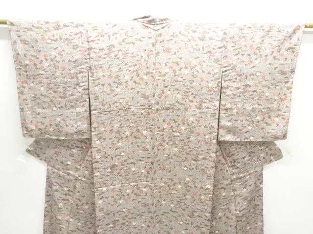  大正ロマン　紋錦紗 茶屋辻模様着物